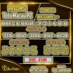 PREDIKSI TOGEL TOTO MACAU P2 30 JUNI 2024