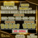 PREDIKSI TOGEL TOTO MACAU P4 13 JULI 2024