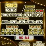 PREDIKSI SYDNEYw